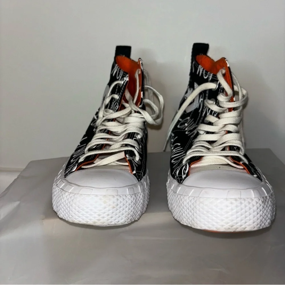 CONVERSE UNT1TL3D Hi Not a Chuck Black Men’s Graphic Sneakers Size 7.5 - Picture 6 of 10